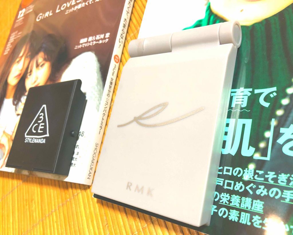 よだれ(¯﹃¯*) on LIPS 「はい!雑誌の女優ミラーの付録を何となく比較してみた!w左がCa..」(2枚目)