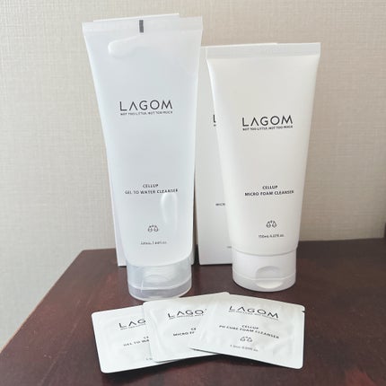 マイクロフォーム クレンザー(夜用洗顔)/LAGOM /クレンジングクリームを使ったクチコミ(1枚目)