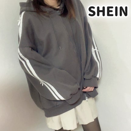 DAZY リボン装飾付き レディース長袖パーカー /SHEIN/その他を使ったクチコミ(1枚目)