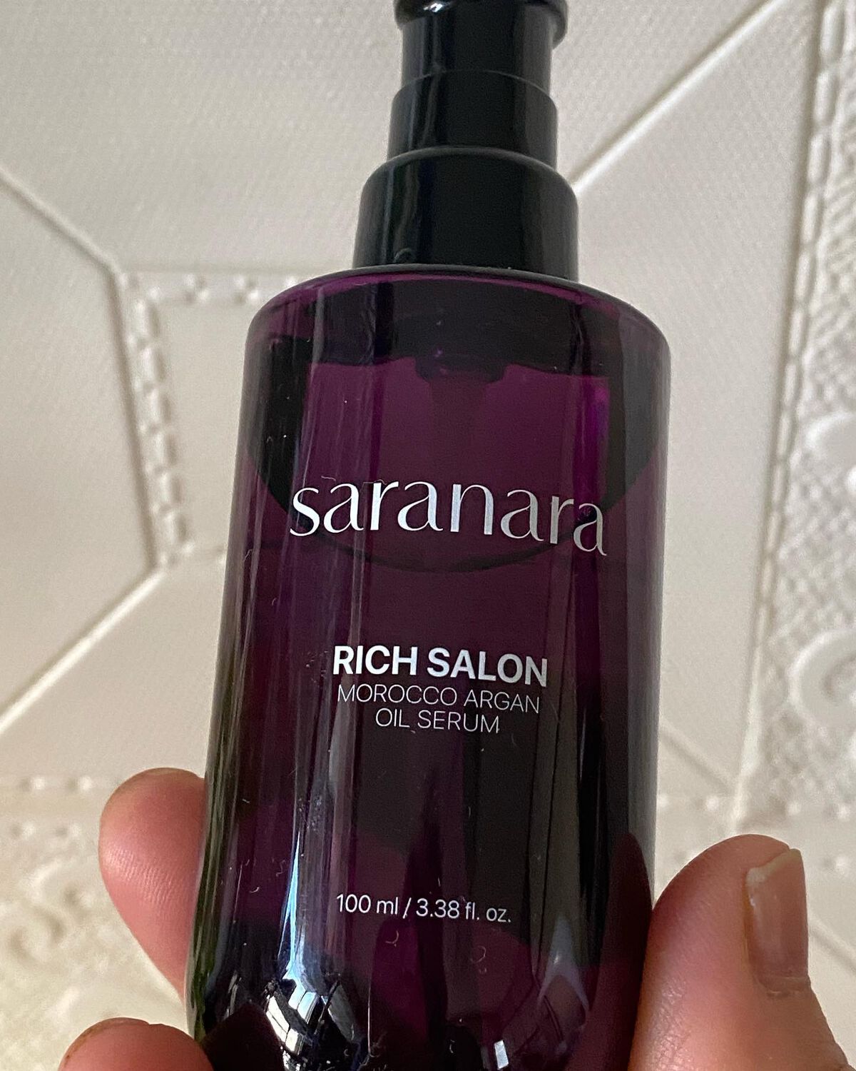 リッチサロン モロッコアルガンオイルセラム/SARANARA/ヘアオイルを使ったクチコミ(9枚目)