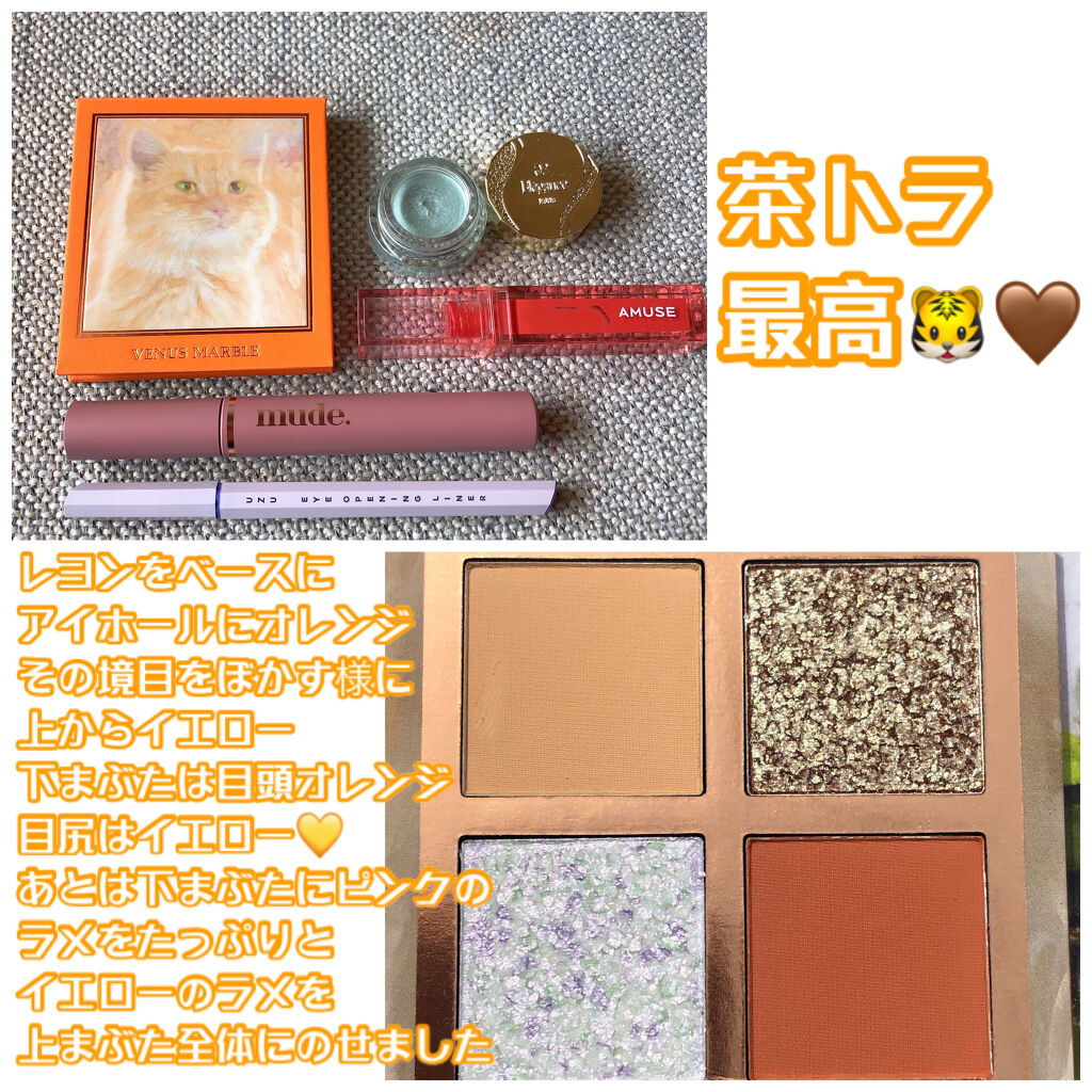 Venus Marble アイシャドウキャットシリーズ/Venus Marble/アイシャドウパレットを使ったクチコミ（3枚目）