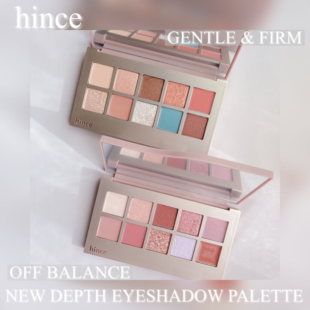 ニューデップスアイシャドウパレット/hince/アイシャドウパレットを使ったクチコミ（1枚目）