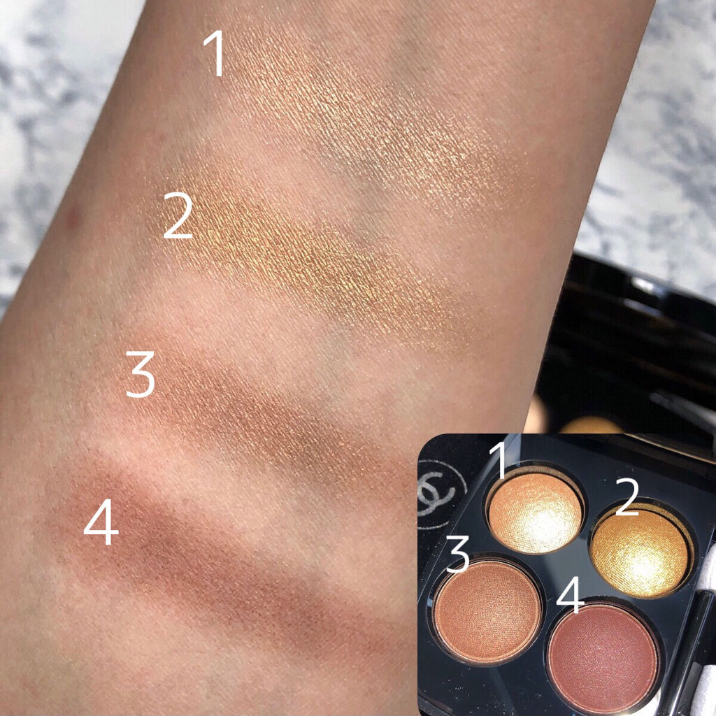 レ キャトル オンブル/CHANEL/アイシャドウパレットを使ったクチコミ（2枚目）