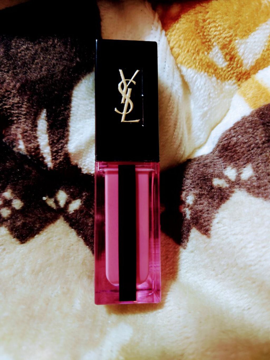 ルージュ ピュールクチュール ヴェルニ ウォーターステイン/YVES SAINT LAURENT BEAUTE/口紅を使ったクチコミ(2枚目)