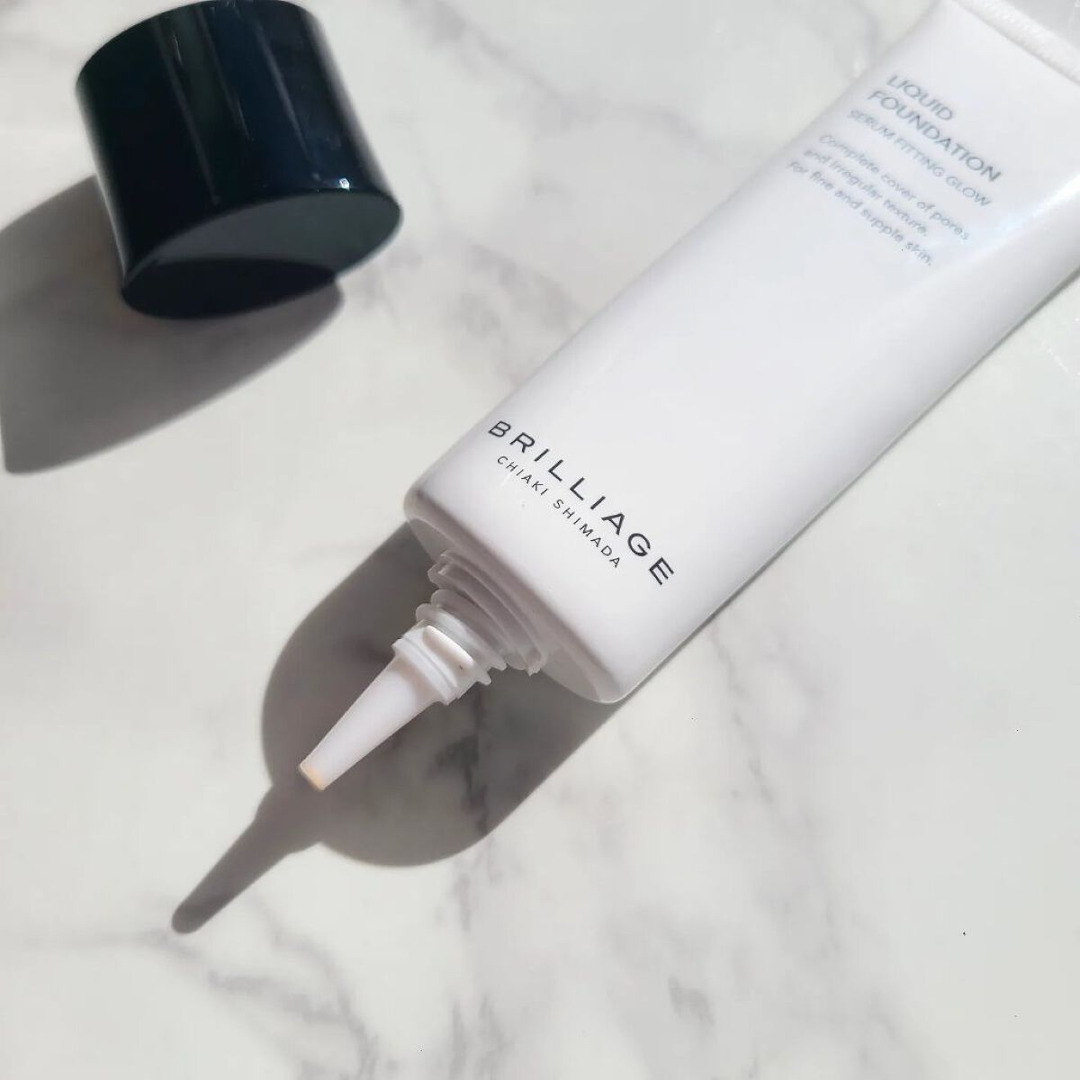 リキッドファンデーション セラム フィッティング グロウ 20/ブリリアージュ/リキッドファンデーションを使ったクチコミ（2枚目）