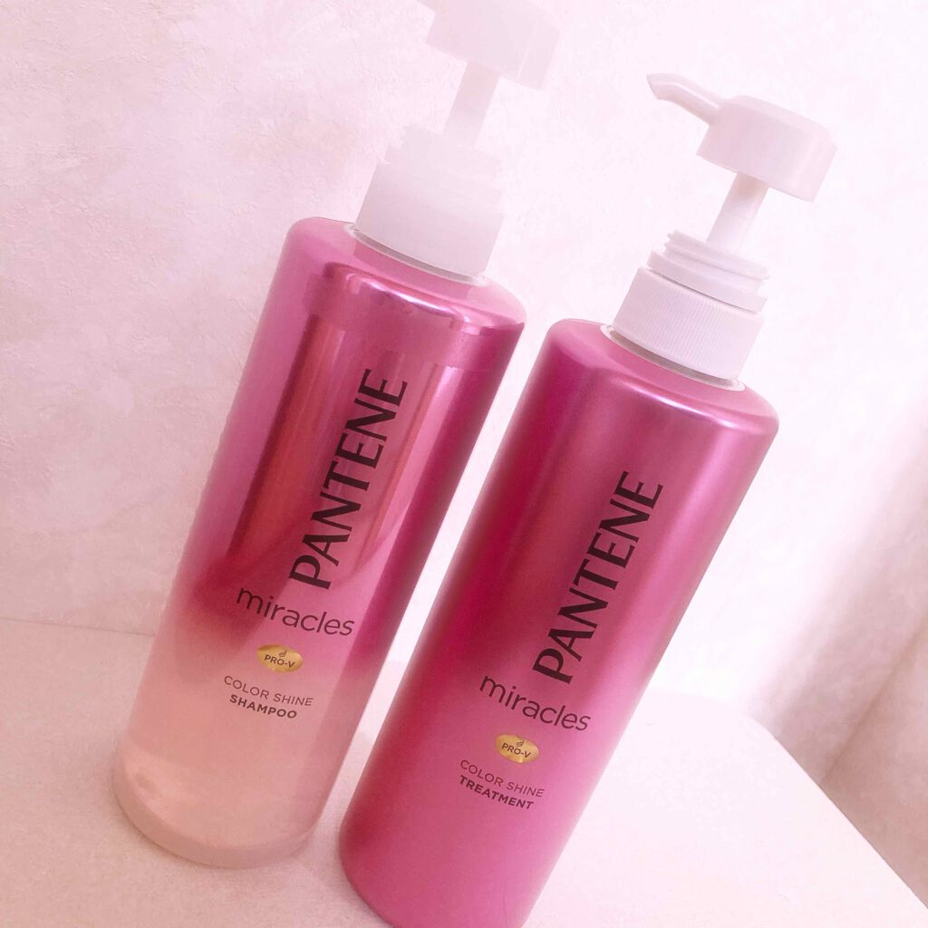 ミラクルズ カラーシャイン シャンプー/トリートメント/パンテーン/市販シャンプーを使ったクチコミ(2枚目)