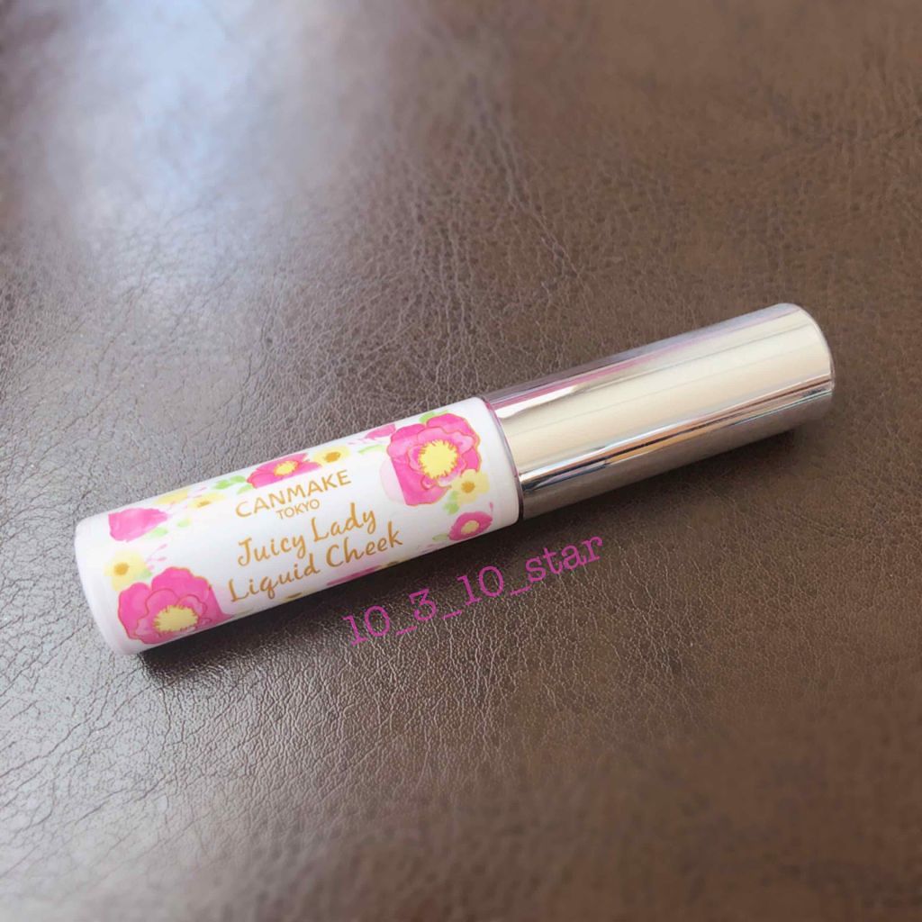 ジューシーレディリキッドチーク/キャンメイク/リキッドチークを使ったクチコミ（1枚目）