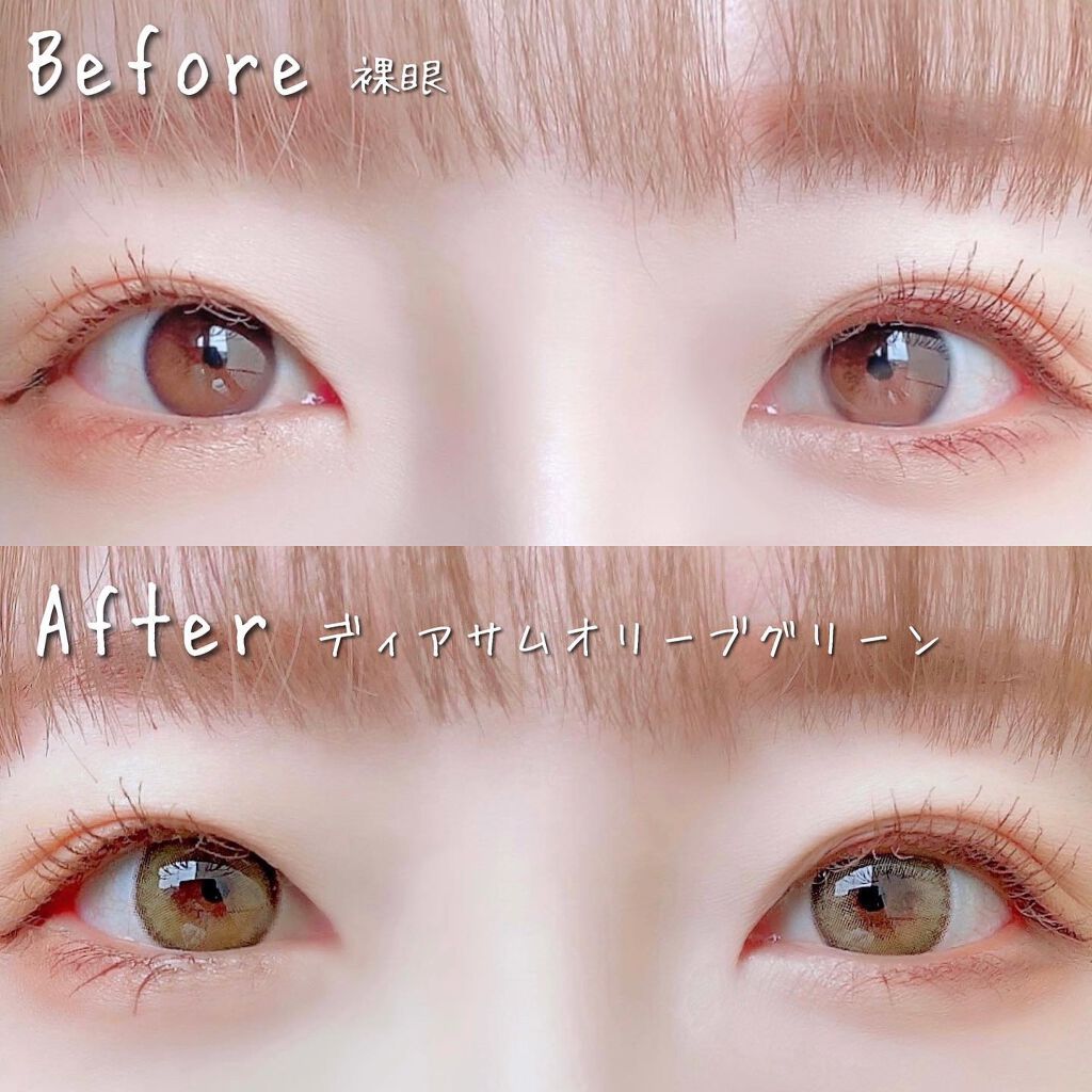 ディアサム(DearSome)/OLOLA/カラーコンタクトレンズを使ったクチコミ(7枚目)