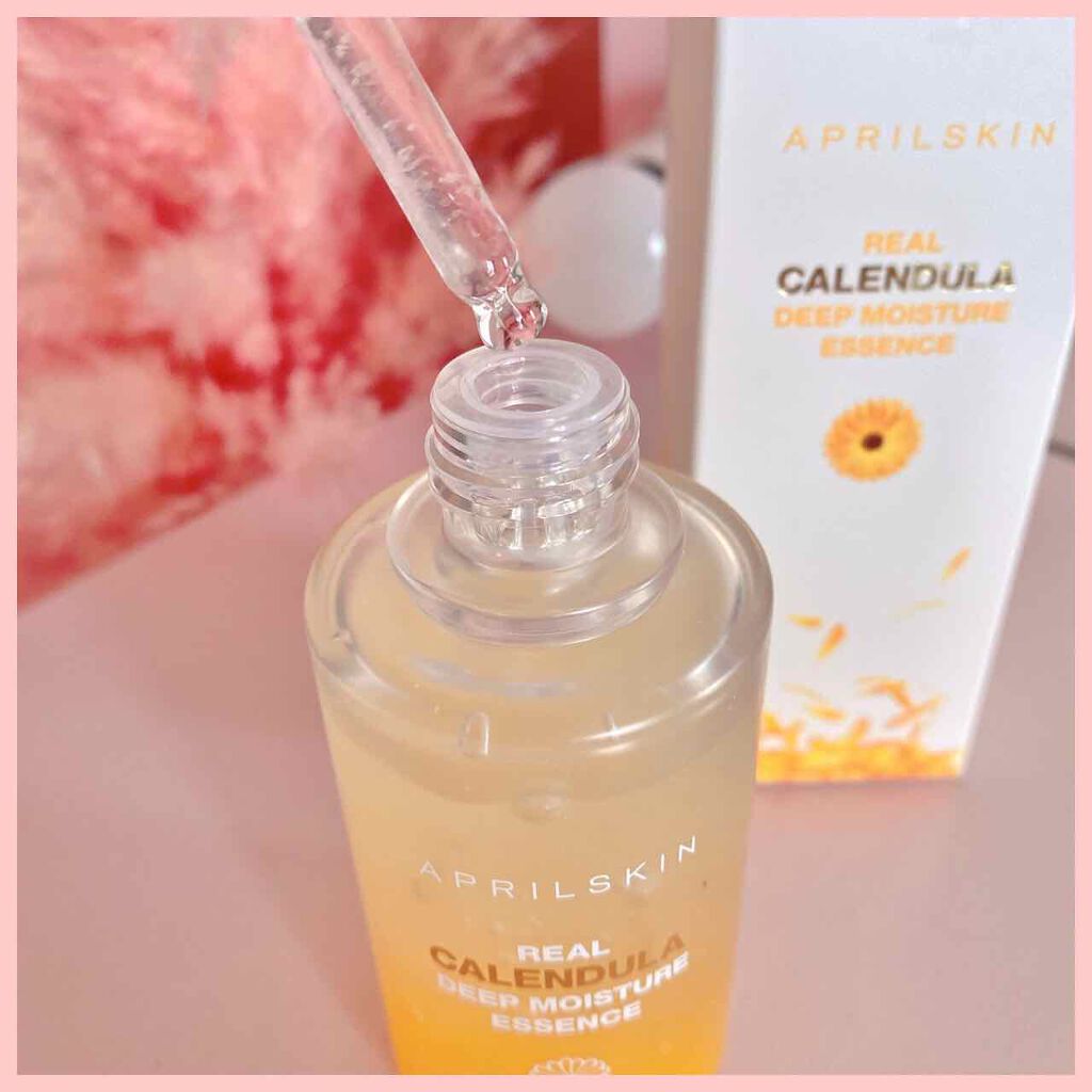 リアル カレンデュラディープモイスチャーエッセンス/APRILSKIN/美容液を使ったクチコミ（3枚目）