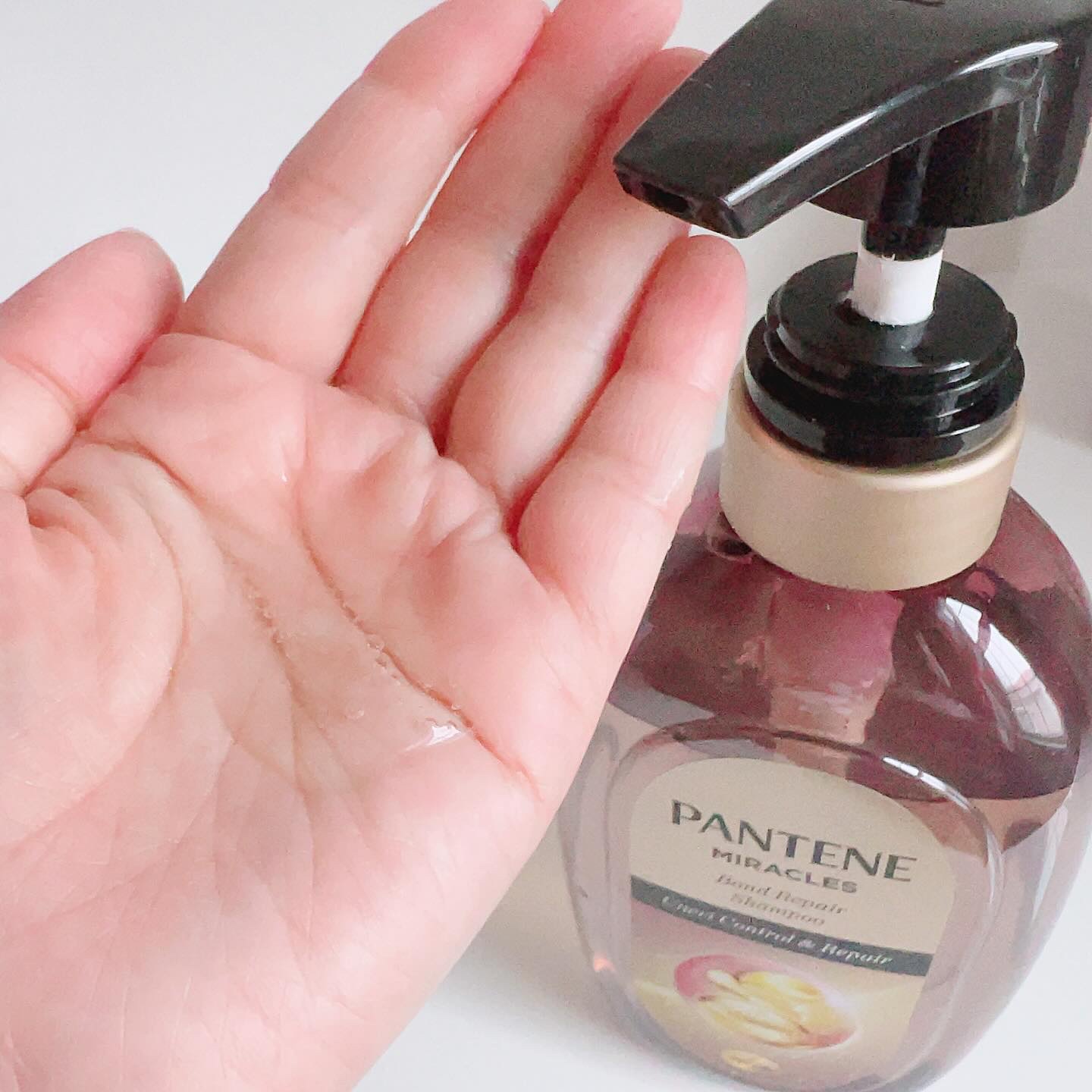 ミラクルズ うねりコントロール&リペア ボンドリペア シャンプー/トリートメント/パンテーン/市販シャンプーを使ったクチコミ（2枚目）