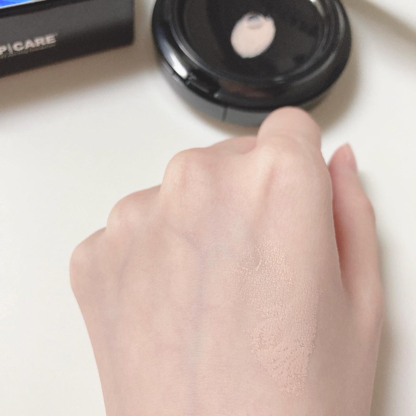 V3 エキサイティングファンデーション/SPICARE/クッションファンデーションを使ったクチコミ(4枚目)