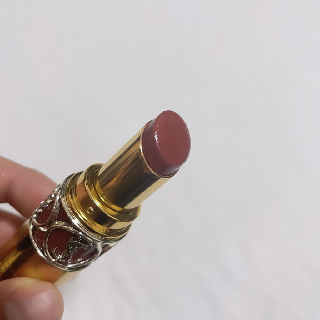 ルージュ ヴォリュプテ シャイン/YVES SAINT LAURENT BEAUTE/口紅を使ったクチコミ（2枚目）