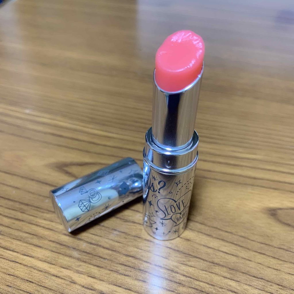 ラスティンググロスリップ/CEZANNE/口紅を使ったクチコミ（2枚目）