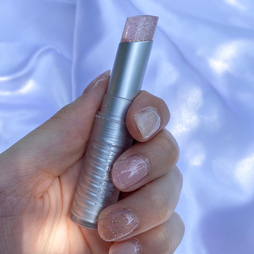 グリッタリーウェブリップバーム N°4クレバー/unleashia/リップケアを使ったクチコミ（1枚目）