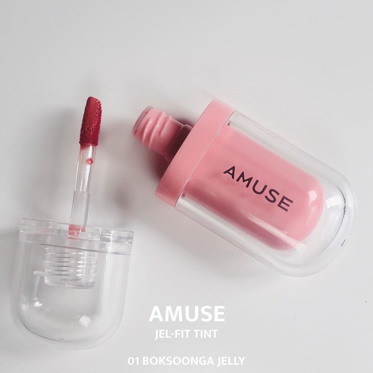 ジェルフィットティント/AMUSE/リップティントを使ったクチコミ(5枚目)