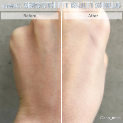 スムースフィット マルチシールド/cresc. by ASTALIFT/化粧下地を使ったクチコミ(4枚目)
