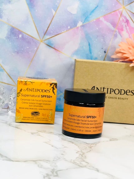 アンティポディース スーパーナチュラル SPF50+ フェイシャル サンスクリーン/Antipodes/日焼け止めクリームを使ったクチコミ(1枚目)