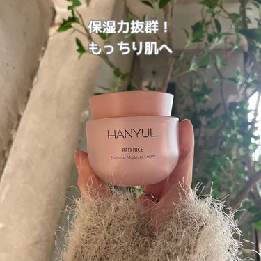 HANYUL(ハンユル) 米エキス 保湿クリームのクチコミ「ハンユル
米エキス保湿クリーム🌾

玄米を2度発酵させて
より濃厚になった赤い米エキスが
肌の.....」（1枚目）