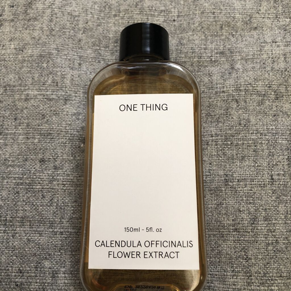 カレンデュラ化粧水/ONE THING/化粧水を使ったクチコミ（1枚目）