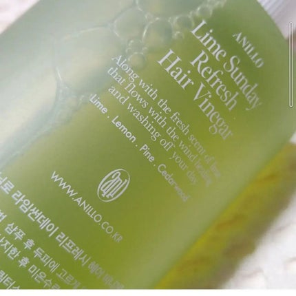 ライムサンデー リフレッシュシャンプー/ANILLO/市販シャンプーを使ったクチコミ(7枚目)