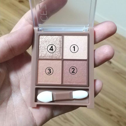 ビタートーンアイシャドウ/CEZANNE/パウダーアイシャドウを使ったクチコミ(2枚目)