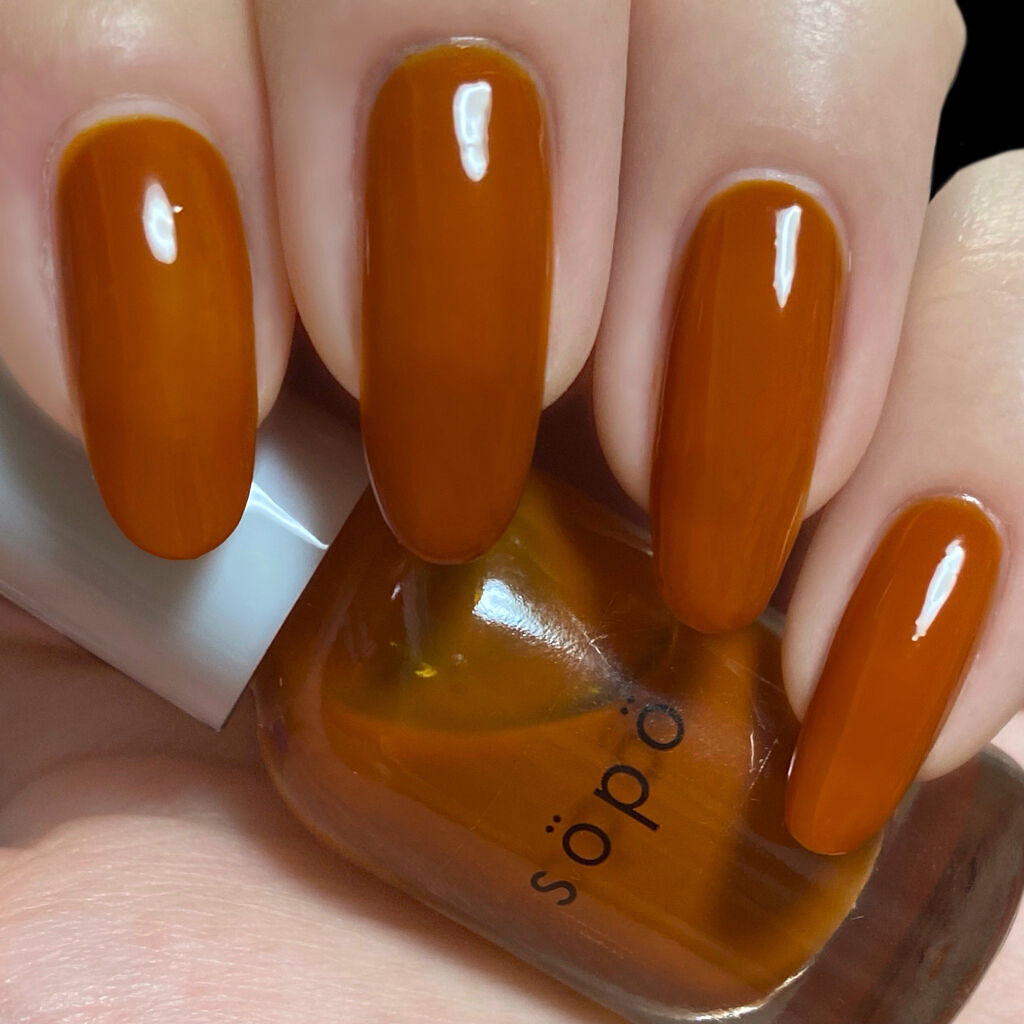 ネイルポリッシュ 04：サンセットオレンジ＜限定色＞/sopo/マニキュアを使ったクチコミ（1枚目）