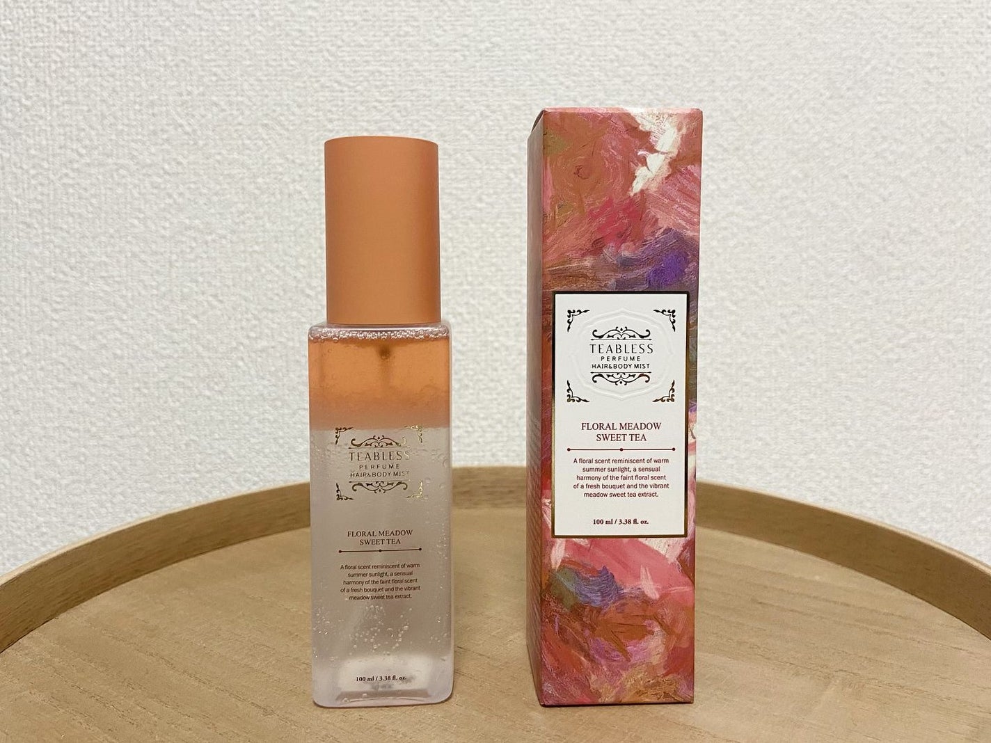 パヒュームヘア&ボディミスト フローラルメドウスウィートティー/TEABLESS/ヘアミストを使ったクチコミ(4枚目)