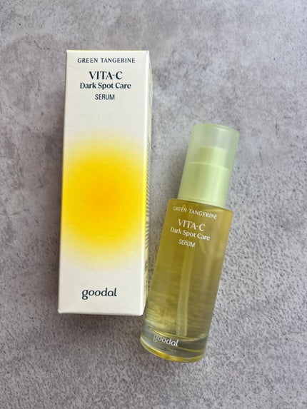 グリーンタンジェリン ビタC ダークスポットケアセラム/goodal/美容液を使ったクチコミ(1枚目)