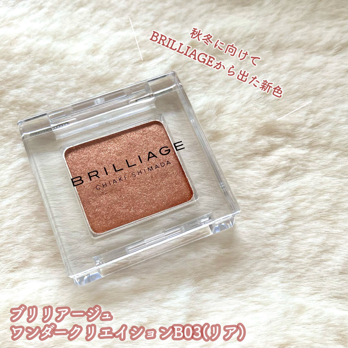 ワンダークリエイション  B03-リア/ブリリアージュ/単色アイシャドウを使ったクチコミ（2枚目）