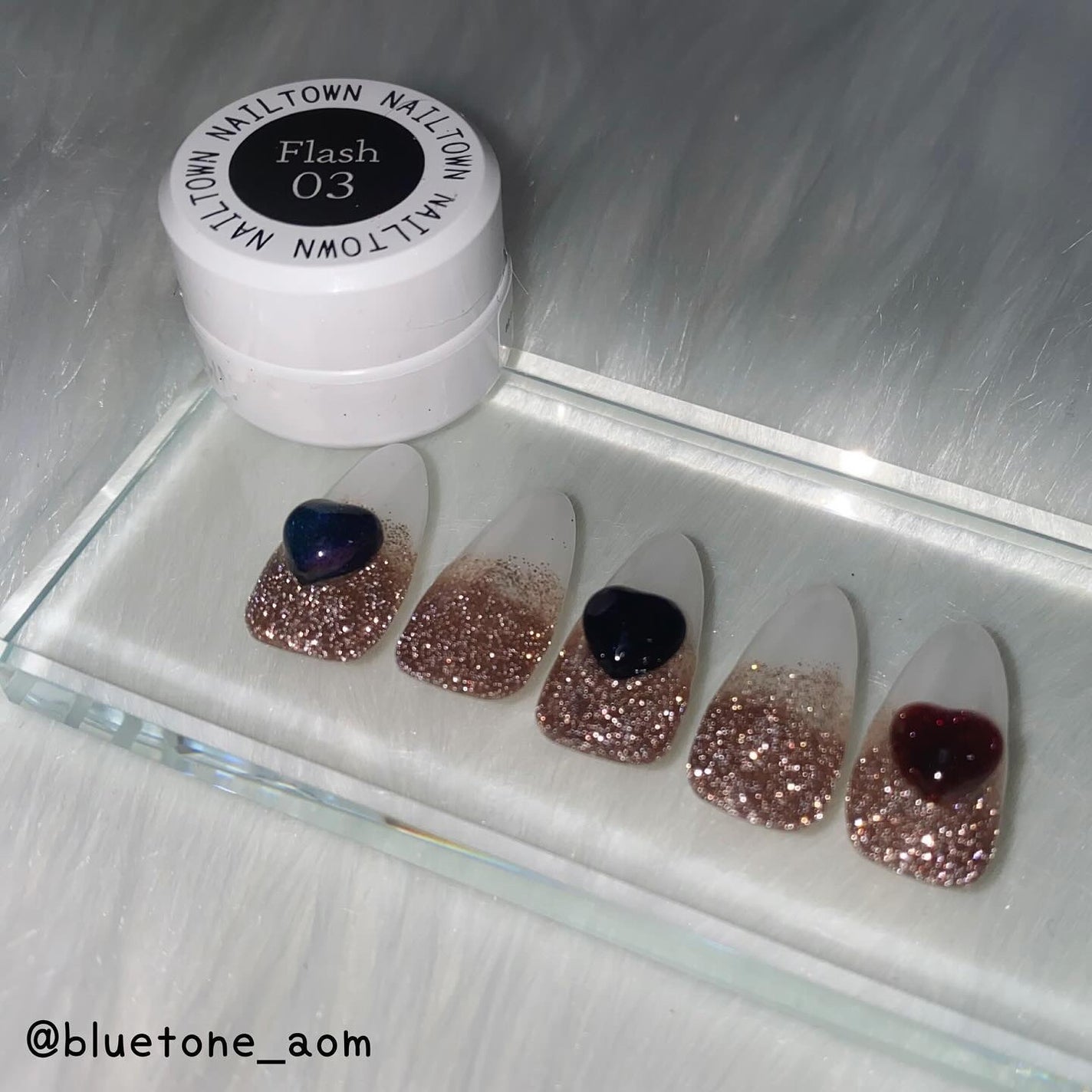 ネイルタウンジェル フラッシュジェル/NAILTOWN/ジェルネイルを使ったクチコミ(4枚目)