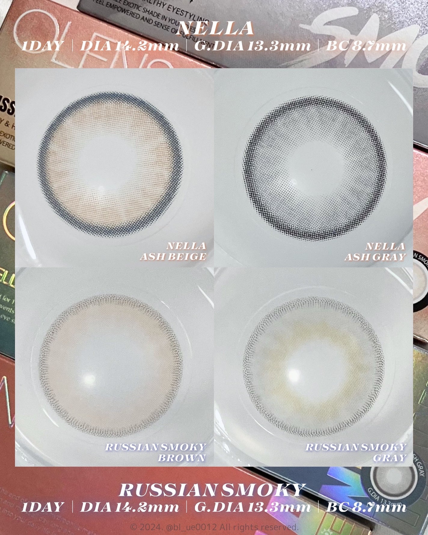 ロシアンスモーキー/OLENS/カラーコンタクトレンズを使ったクチコミ(2枚目)