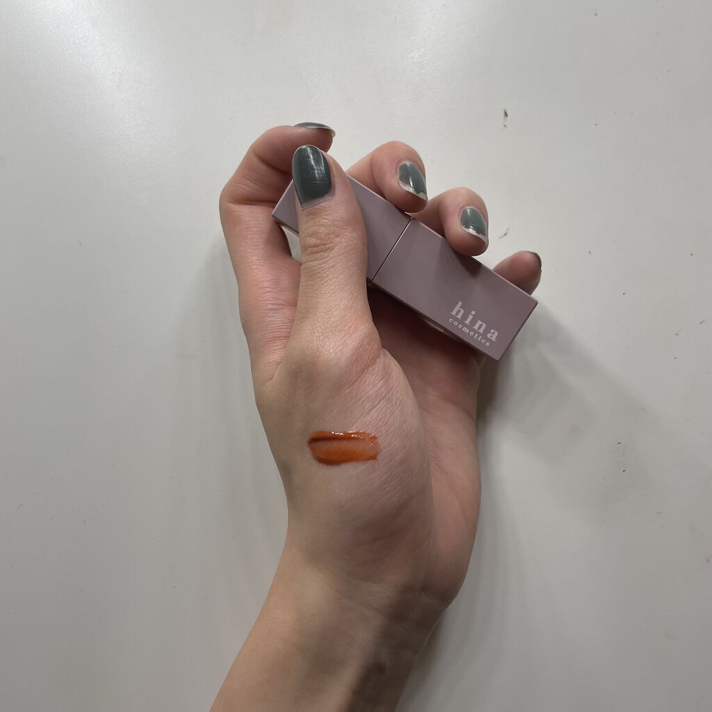 チュルンリップティント 01 Nudy camel/hina cosmetics/リップティントを使ったクチコミ（1枚目）