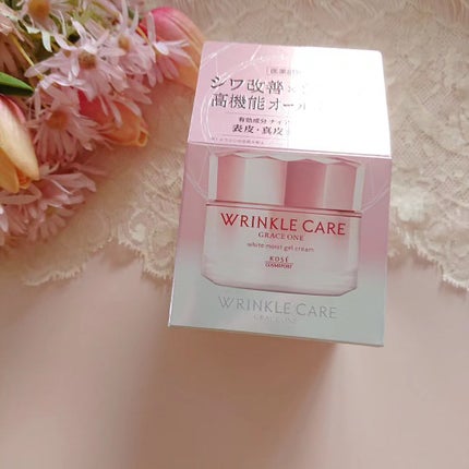 リンクルケア ホワイト モイストジェルクリーム/グレイスワン/オールインワン化粧品を使ったクチコミ(7枚目)