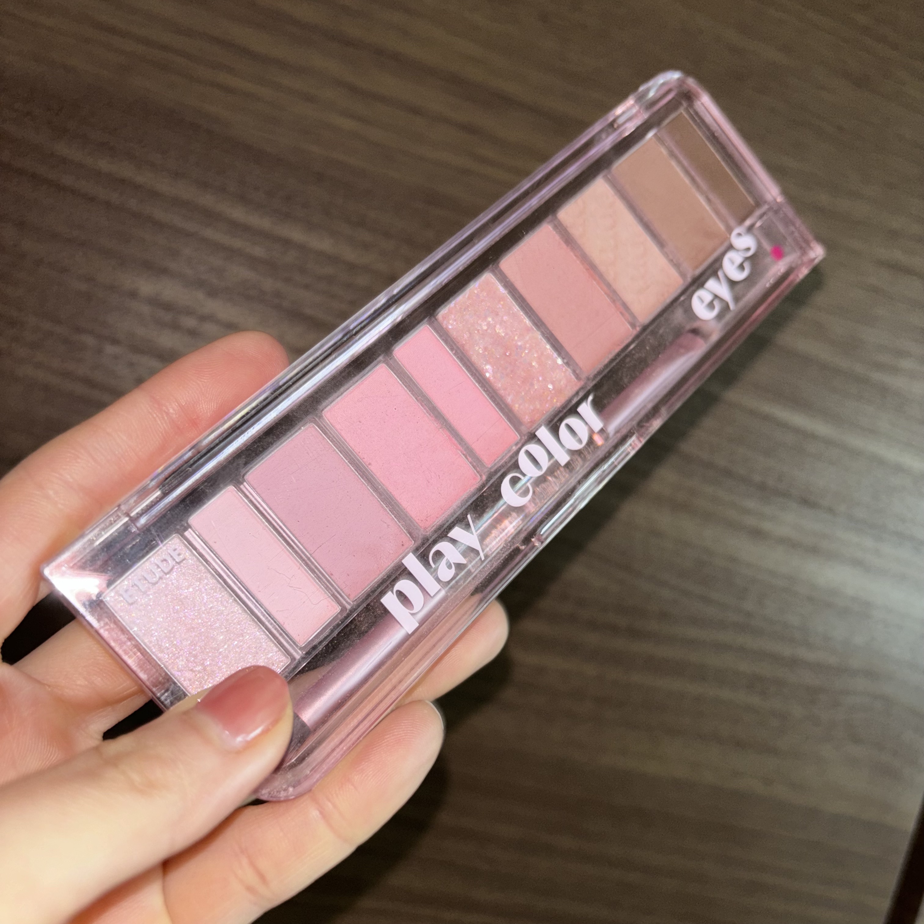 ETUDE プレイカラー アイシャドウのクチコミ「エチュードのマスカラ使ったから久しぶりエチュードの鍵盤パレット🎹プレイカラーアイシャドウ、クー.....」（3枚目）