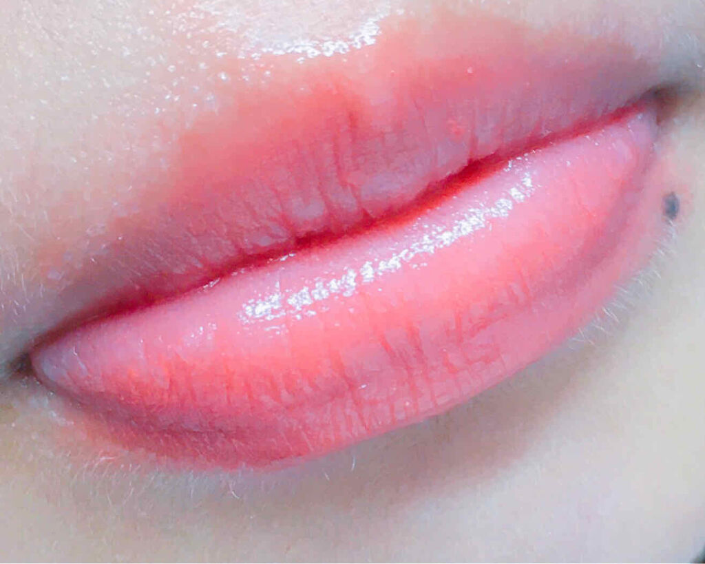 濃密うるみカラーリップクリーム/DHC/リップクリームを使ったクチコミ（3枚目）