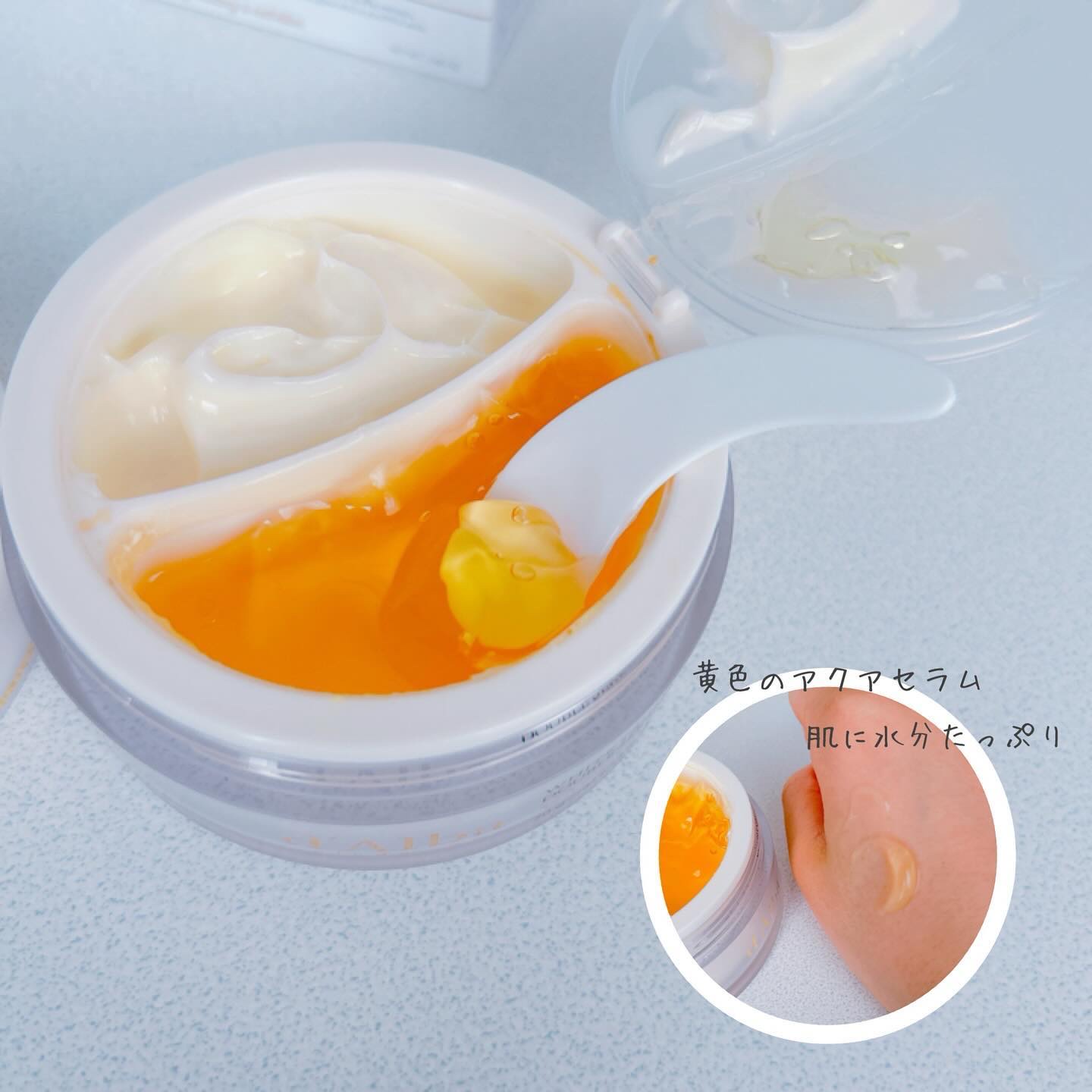 ホワイトトリュフダブルセラムアンドクリーム/ダルバ/フェイスクリームを使ったクチコミ（2枚目）