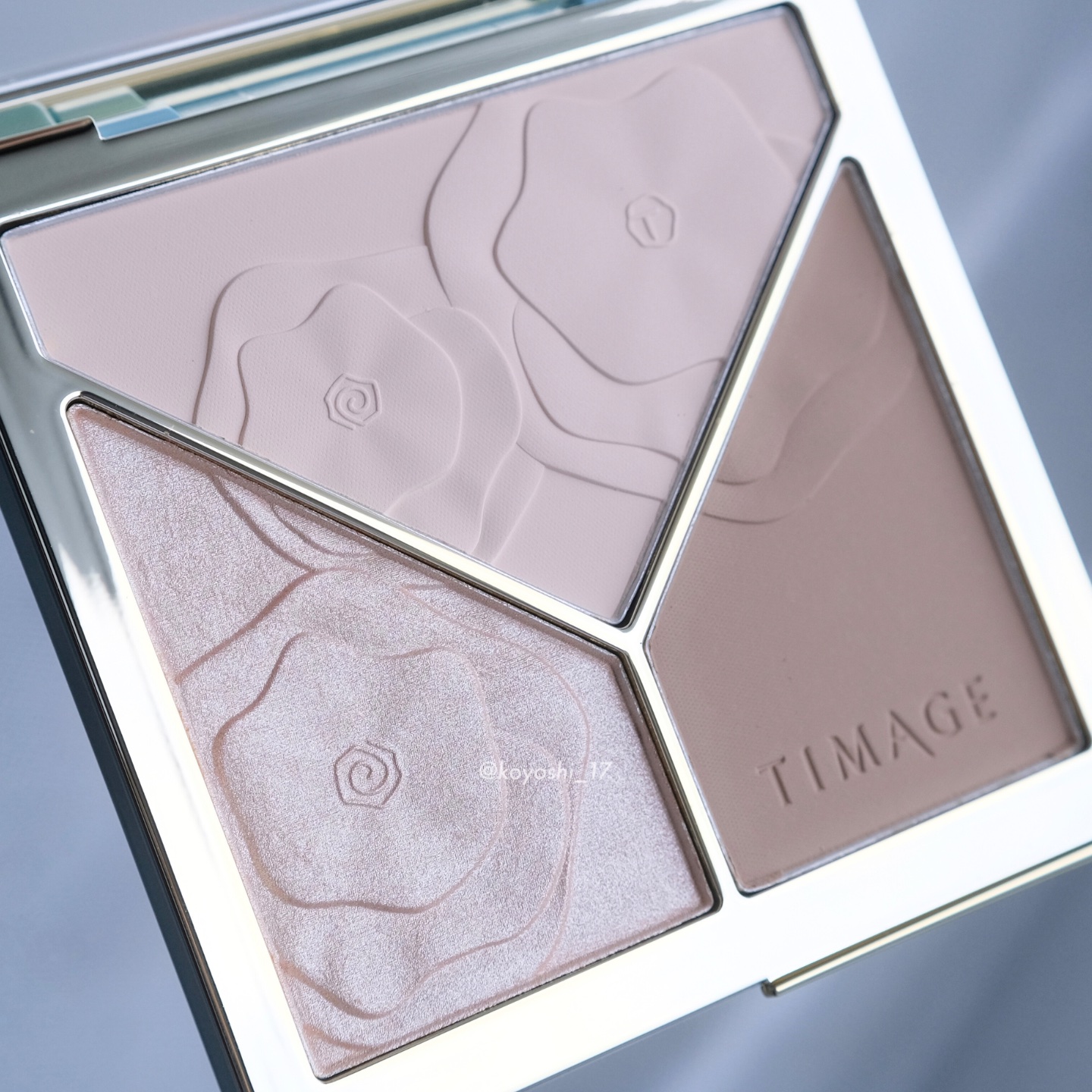 ハイライトシェーディングパレット/TIMAGE/パウダーハイライトを使ったクチコミ（1枚目）