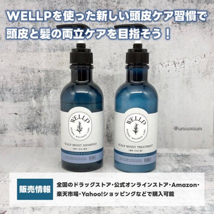 薬用スカルプケアシャンプー/トリートメント モイスト/WELLP/市販シャンプーを使ったクチコミ(5枚目)