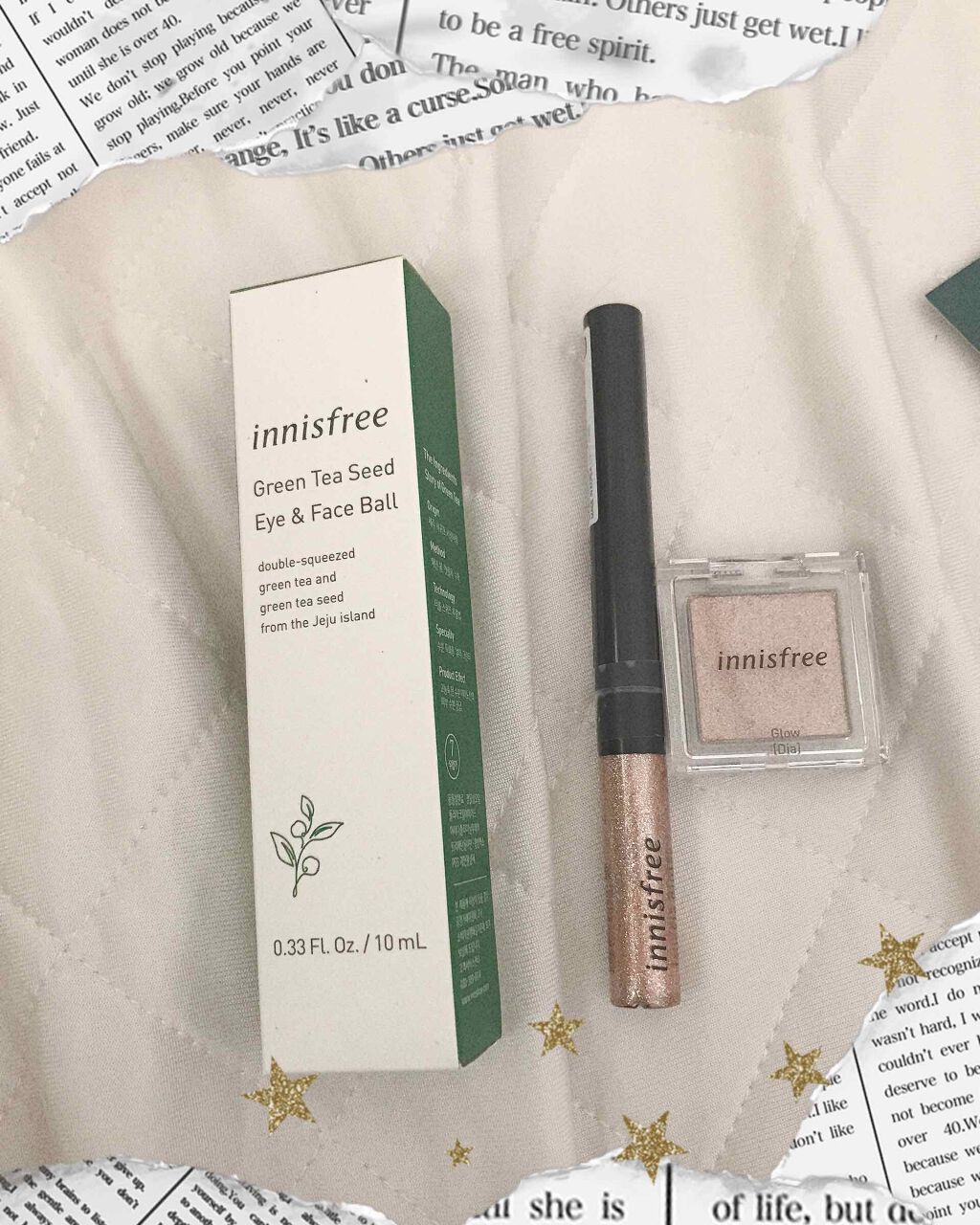 トゥインクル グリッター/innisfree/リキッドアイライナーを使ったクチコミ(1枚目)