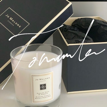 イングリッシュペアー＆フリージアホームキャンドル/Jo MALONE LONDON/アロマキャンドルを使ったクチコミ（1枚目）