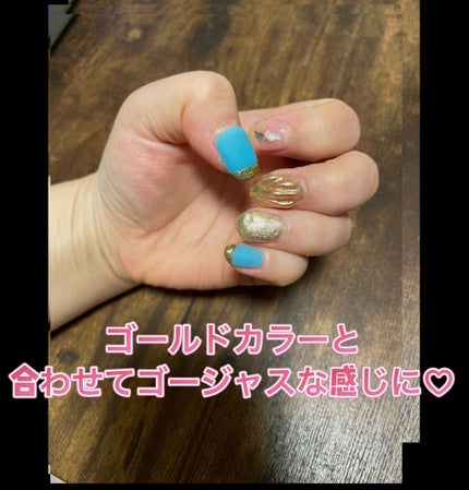 ジェルネイル(ライト対応)/セリア/ジェルネイルを使ったクチコミ(4枚目)