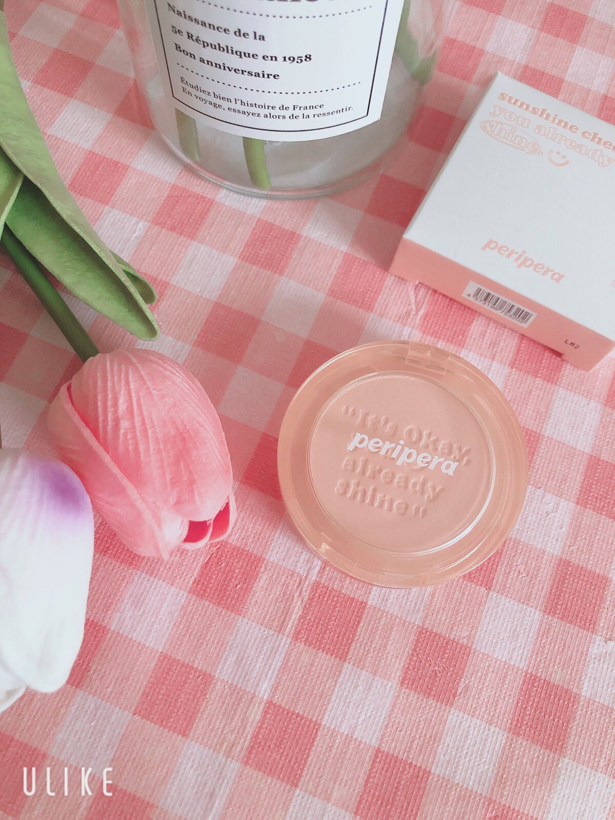 ピュア ブラッシュド サンシャイン チーク/PERIPERA/パウダーチークを使ったクチコミ(1枚目)