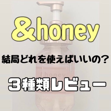 ディープモイスト シャンプー1.0／ヘアトリートメント2.0/&honey/シャンプー・コンディショナーを使ったクチコミ（1枚目）