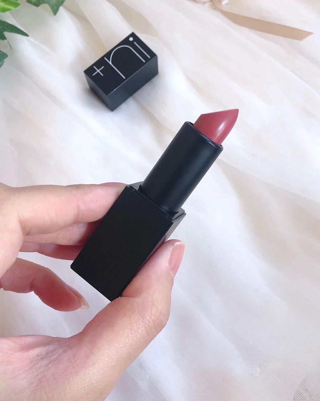 シアーバームティント #02 アスチルベ/＋ni/リップティントを使ったクチコミ（1枚目）