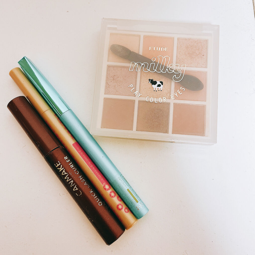 プレイカラーアイズ ≪ミルキーコレクション≫/ETUDE/アイシャドウパレットを使ったクチコミ（2枚目）