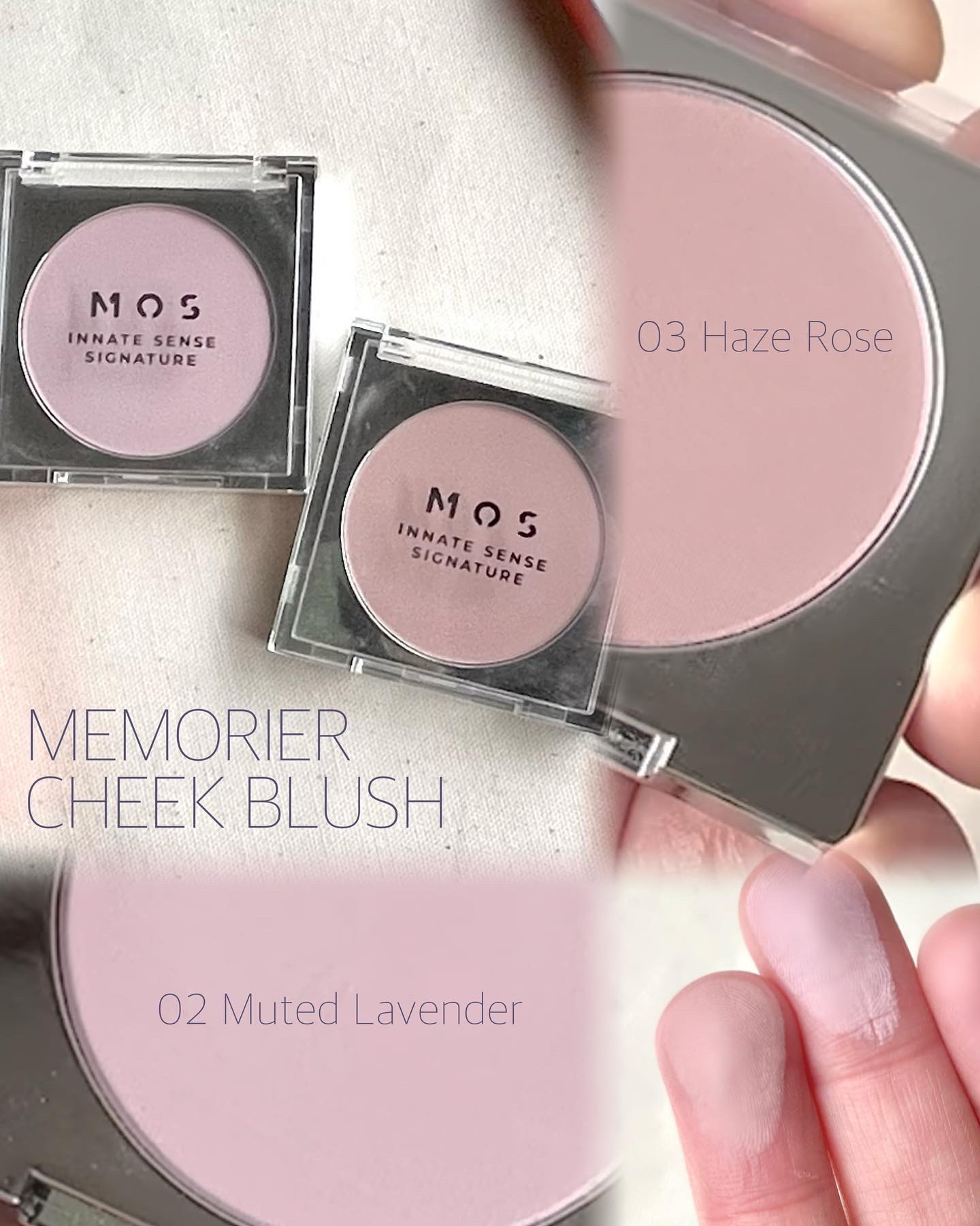 モスメモリアルチークブラッシャー/MOS/パウダーチークを使ったクチコミ（1枚目）