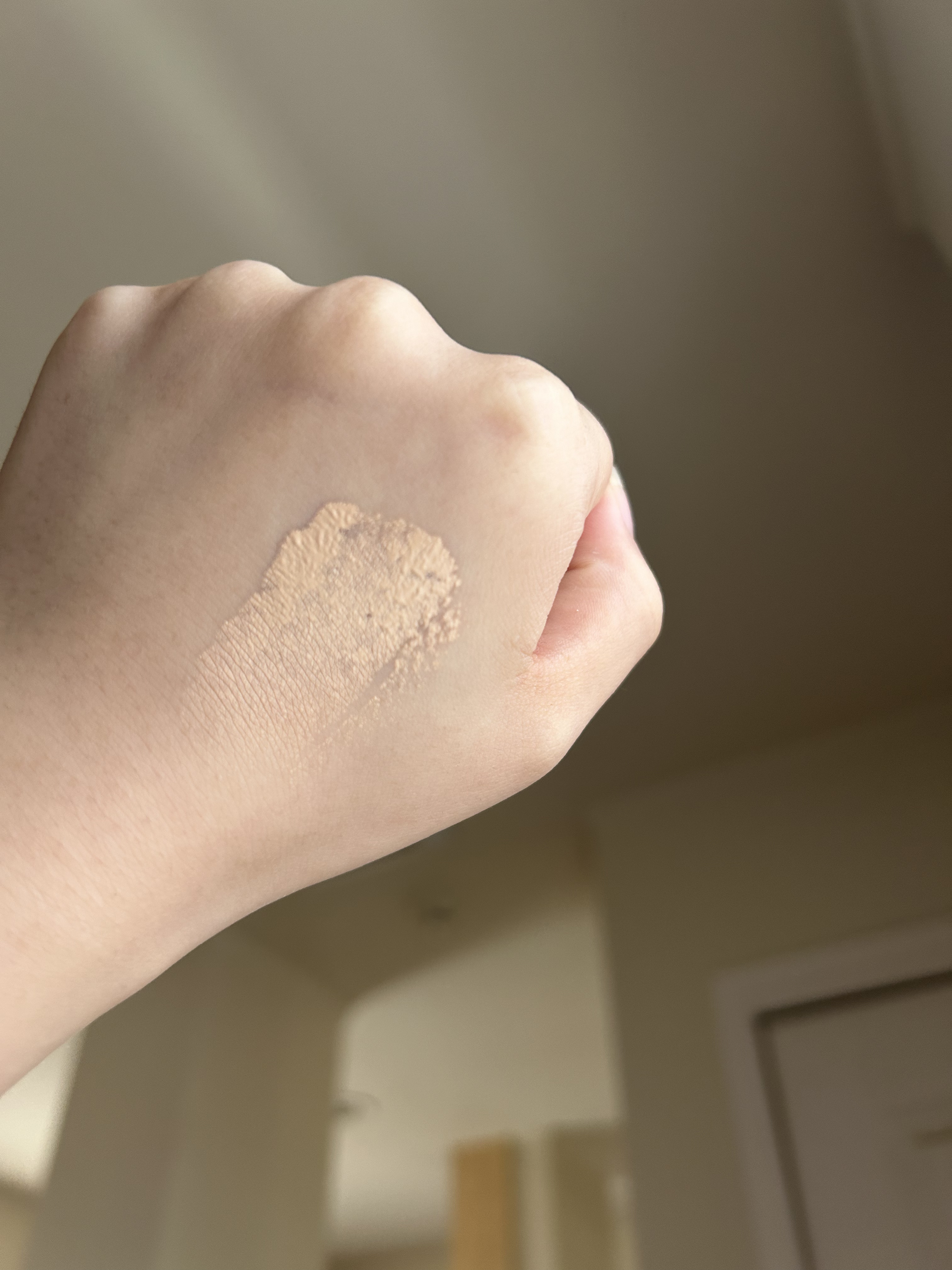 ピンクティーツリーカバークッション 21号 ライトベージュ/APLIN/クッションファンデーションを使ったクチコミ（3枚目）