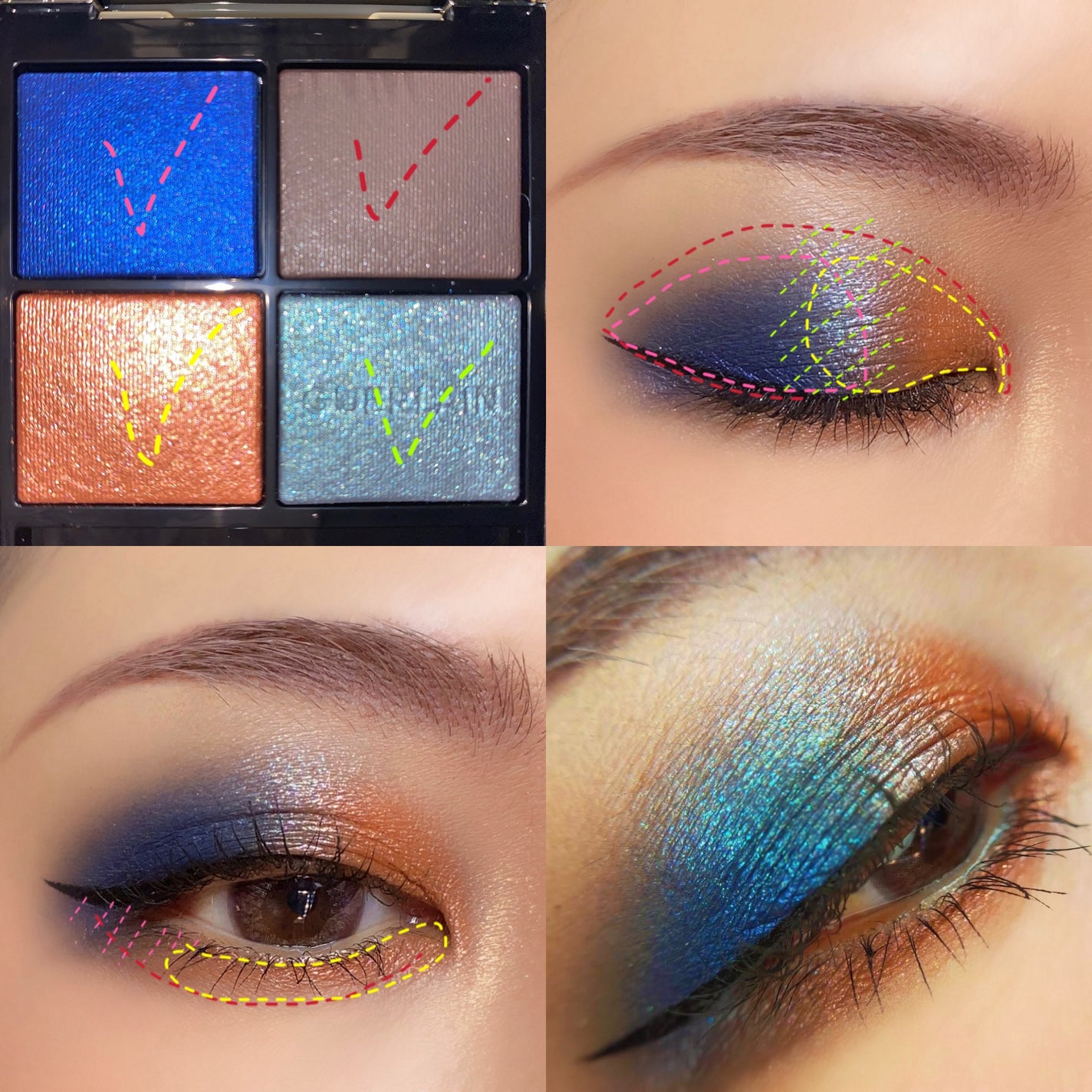 オンブル ジェ/GUERLAIN/アイシャドウパレットを使ったクチコミ(4枚目)