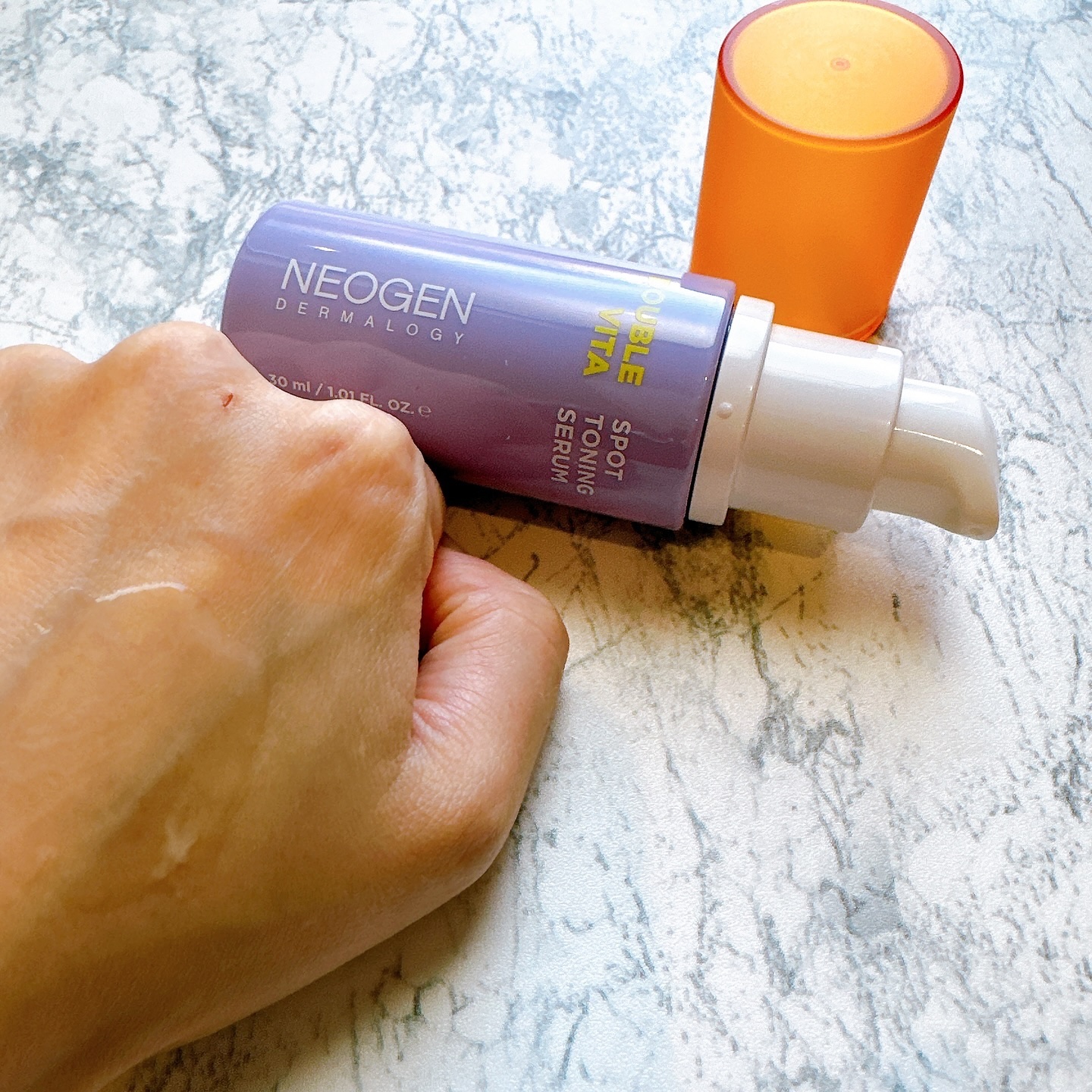 ダブルビタスポットトーニングセラム/NEOGEN/美容液を使ったクチコミ（3枚目）