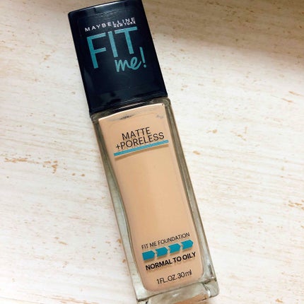 フィットミーリキッドファンデーション/MAYBELLINE NEW YORK/リキッドファンデーションを使ったクチコミ(1枚目)
